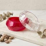 Bangle Retro Red Shimmer Prism Chunky Bracelet