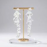 Translucent Clear Acrylic Rock Candy Drop Earrings