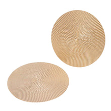 Cargar imagen en el visor de la galería, Stud XL Textured Gold Metal Disc Tribal Earrings
