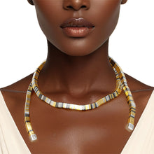 Cargar imagen en el visor de la galería, Convertible Mixed Metal Tubogas Flex Coil Necklace
