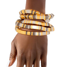 Cargar imagen en el visor de la galería, Convertible Mixed Metal Tubogas Flex Coil Necklace
