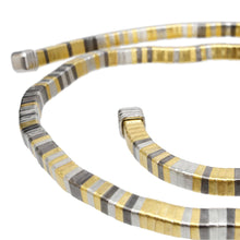 Cargar imagen en el visor de la galería, Convertible Mixed Metal Tubogas Flex Coil Necklace
