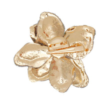 Cargar imagen en el visor de la galería, Brooch Handcrafted Brilliant Blue Flower Pin Clip
