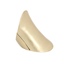 Cargar imagen en el visor de la galería, Elongated Knuckle Armor Matte Silver Stretch Ring
