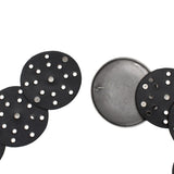 Western Belt Black Circular and Silver Cowboy Chic