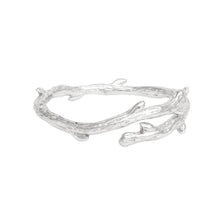 Cargar imagen en el visor de la galería, Bangle Rustic Silver Metal Branch Artisan Bracelet
