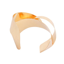 Load image into Gallery viewer, Cuff Gold Structured Geo Bracelet for Women
