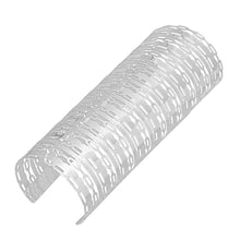 Cargar imagen en el visor de la galería, Cuff Polished Silver Oval Link Cutout Bracelet
