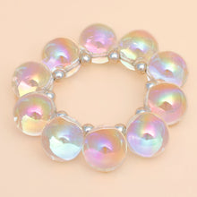 Cargar imagen en el visor de la galería, Bracelet Clear Iridescent Bubble Ball Bead

