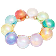 Cargar imagen en el visor de la galería, Bracelet Multicolor Iridescent Bubble Ball Bead
