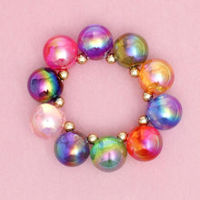 Cargar imagen en el visor de la galería, Bracelet Multicolor Iridescent Bubble Ball Bead
