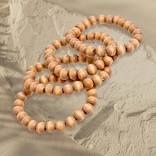 Cargar imagen en el visor de la galería, Bracelet Brown Wood 10mm Bead Bracelet Set
