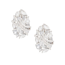 Load image into Gallery viewer, Clip Ons Medium Silver Oval Dome Earring for Women
