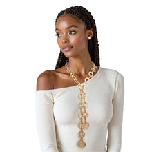 Load image into Gallery viewer, Chain Necklace Gold Long Y Necklace for Women
