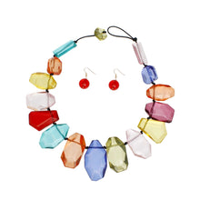 Load image into Gallery viewer, Toggle Chunky Multi Bead Cord Necklace for Women
