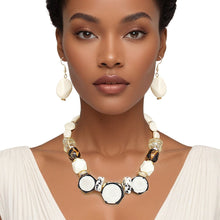 Cargar imagen en el visor de la galería, Necklace Ivory Leopard Chunky Bead for Women
