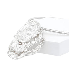 Load image into Gallery viewer, Pendant Silver Industrial Stacked Disc Necklace

