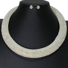 Cargar imagen en el visor de la galería, Collar Gold Pearl Stone Torque Necklace for Women

