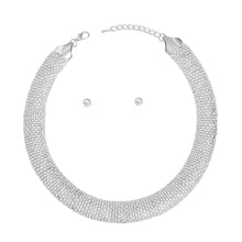 Cargar imagen en el visor de la galería, Collar Silver Pearl Stone Torque Necklace Women
