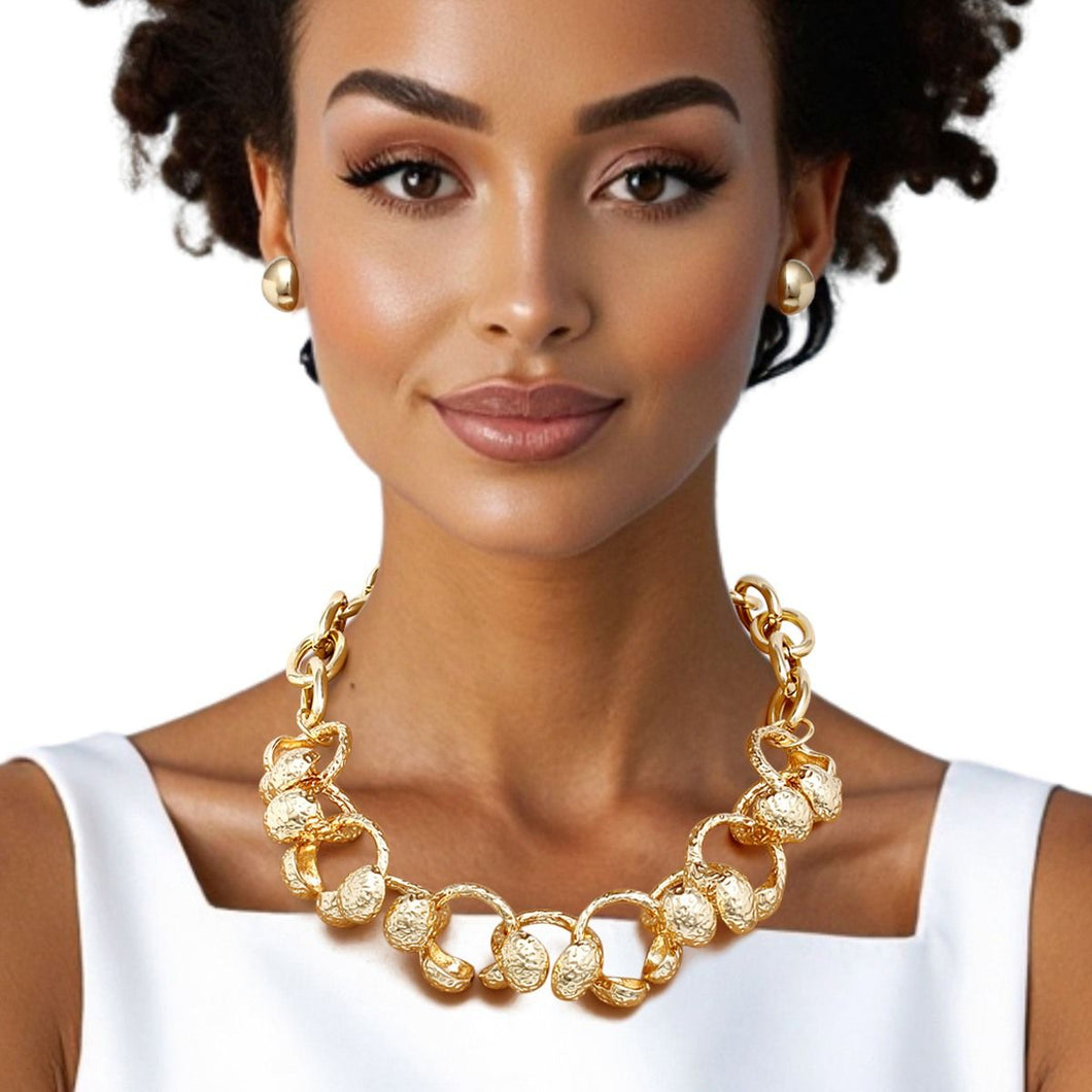 Chain Heavy-Duty Gold Headphone Link Necklace