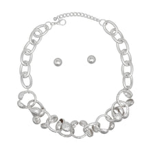 Load image into Gallery viewer, Chain Heavy-Duty Silver Headphone Link Necklace
