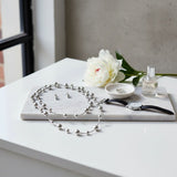 Convertible Stretch Silver Bead 60 inch Necklace