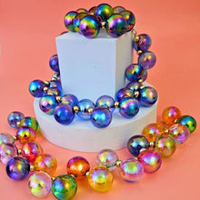 Load image into Gallery viewer, Necklace Multicolor Iridescent Bubble Ball Bead Set
