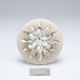 Oversized Brooch Gold Marquise Crystal Flower Pin