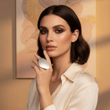 XL Matte Silver Irregular Oval Statement Ring