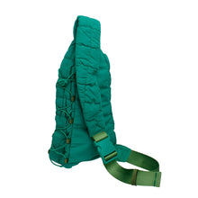 Load image into Gallery viewer, AKA Green Quilted Sling Crossbody Bag for Women
