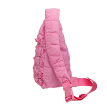 Load image into Gallery viewer, AKA Pink Quilted Sling Crossbody Bag for Women
