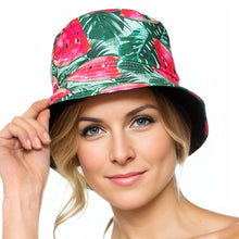 Cargar imagen en el visor de la galería, Green Watermelon Reversible Bucket Hat
