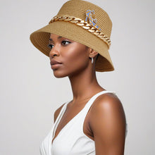 Load image into Gallery viewer, Gold Chain Camel Bucket Hat
