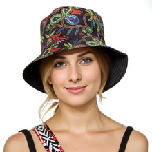 Cargar imagen en el visor de la galería, Black Paisley Color Reversible Bucket Hat
