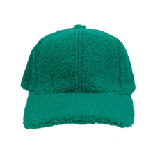 Load image into Gallery viewer, AKA Sorority Green Sherpa Baseball Hat for Women
