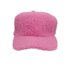 Load image into Gallery viewer, AKA Sorority Pink Sherpa Baseball Hat for Women
