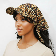 Load image into Gallery viewer, Scarf Baseball Cap Leopard Print Hat for Women
