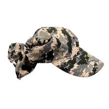 Load image into Gallery viewer, Scarf Baseball Cap Camouflage Print Hat for Women
