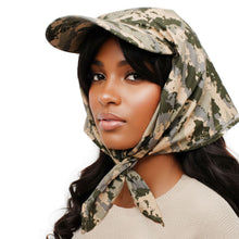 Load image into Gallery viewer, Scarf Baseball Cap Camouflage Print Hat for Women
