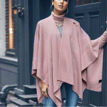 Cargar imagen en el visor de la galería, Dusty Pink Ruana with Shoulder Strap
