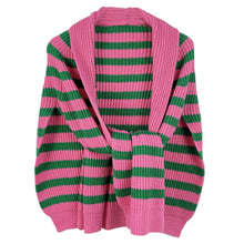 Cargar imagen en el visor de la galería, Pink Green Sweater Scarf
