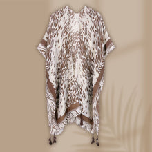 Load image into Gallery viewer, Kimono Animal Print Brown for Women
