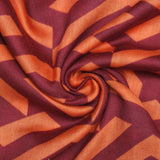 Kimono Geo Print Orange and Rust for Women