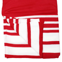 Load image into Gallery viewer, Ruana Red and White Stripe for Women
