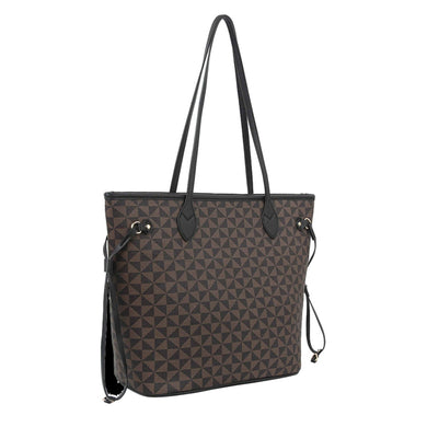 Tote Brown Diamond Plaid 3 Pcs Shoulder Bag Set