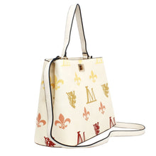 Cargar imagen en el visor de la galería, Handbag Beige Luxe Monogram Top Handle Bag Set
