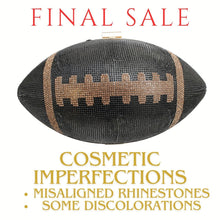 Cargar imagen en el visor de la galería, FINAL SALE Black Football Hardcase Clutch
