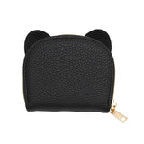 Wallet Black Elephant Zipper Accordion For Women