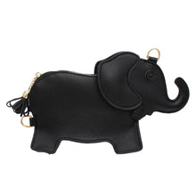 Cargar imagen en el visor de la galería, Bag Black Elephant Crossbody Clutch for Women

