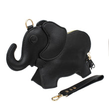 Cargar imagen en el visor de la galería, Bag Black Elephant Crossbody Clutch for Women
